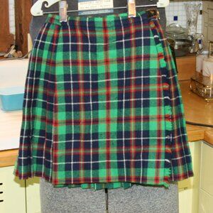 Vintage Alpina Plaid Kid's Skirt